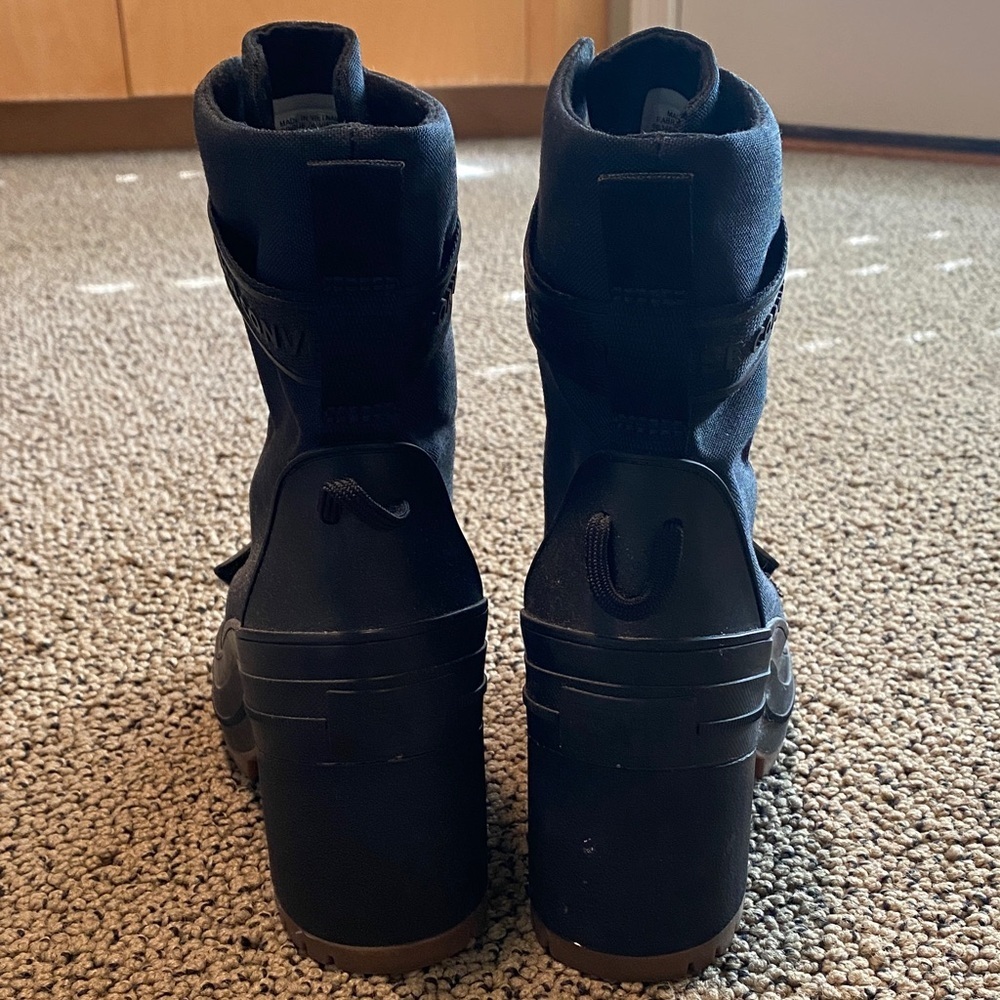 Converse Black Combat Boots for Women - Picture 4 of 8